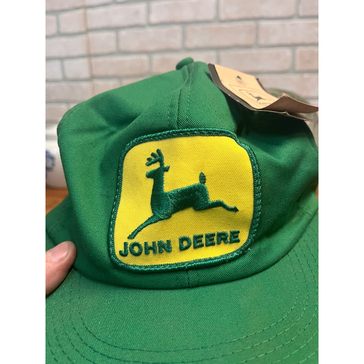 Vintage John Deere Ear Flaps Winter Trapper Farm Hat NWT NEW K-Products