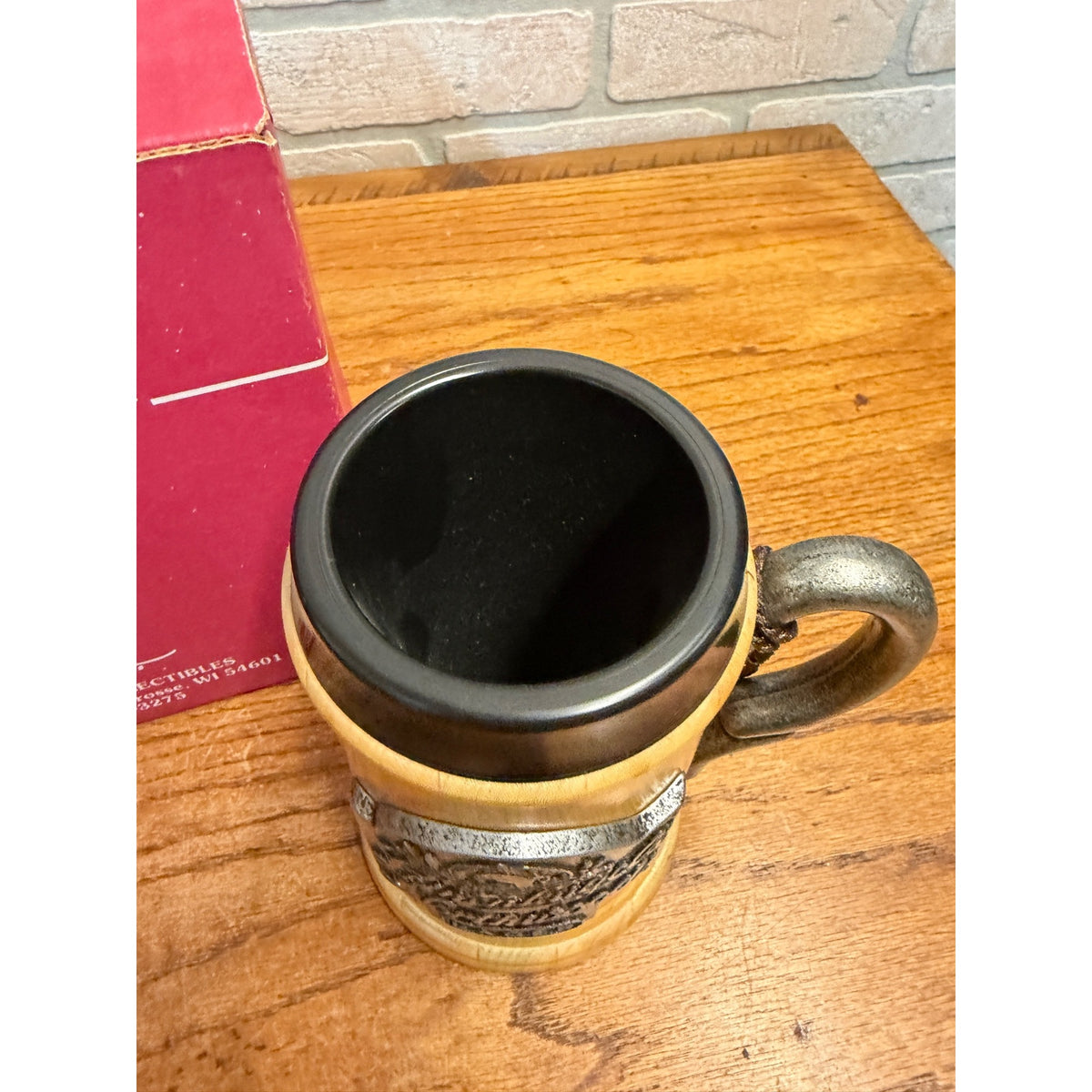 Leinenkugels Brewing  Beer Northwoods Lager Sampson Wooden Stein Mug LE 216/500