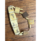 Vintage Alaska Native Carved Walrus Jewelry Lot – Bracelets & Necklace