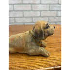 Vintage Flocked Dog Bobblehead Nodder Cocker Dachshund 1960s Japan