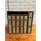 Vintage 1940s Bauer & Black Rex Plasters Drug Store 6-Dwr Cabinet Display