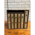 Vintage 1940s Bauer & Black Rex Plasters Drug Store 6-Dwr Cabinet Display