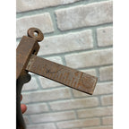 Antique Rare H.F. Osborne Newark NJ Pistol Grip Leather Draw Gauge Hand Tool USA