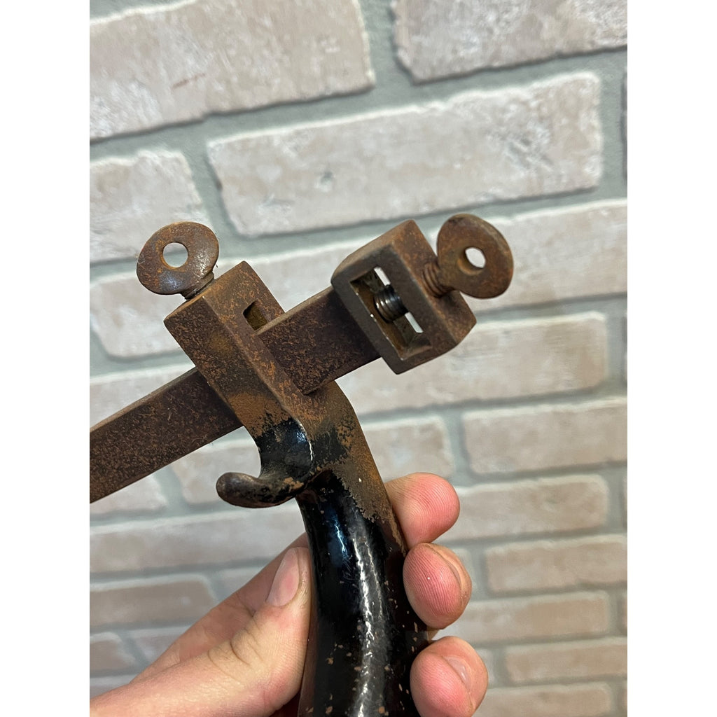 Antique Rare H.F. Osborne Newark NJ Pistol Grip Leather Draw Gauge Hand Tool USA