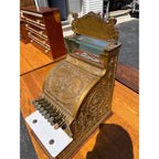Antique 1900s Brass National Cash Register NCR $1 Candy Store Barber Shop #313