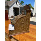 Antique 1900s Brass National Cash Register NCR $1 Candy Store Barber Shop #313