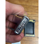 Vintage NOS 1997 Zippo Lighter Plain Brushed Chrome w/ Case NEW OLD STOCK UNUSED