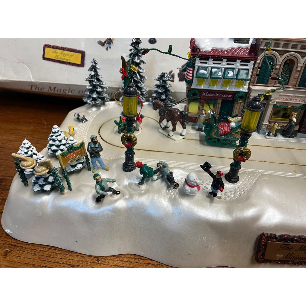 Vintage Christmas The Magic of Main Street 1997 by Trendmasters Lighted - READ