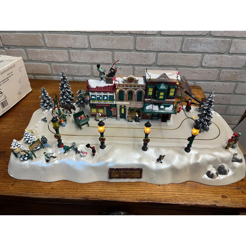 Vintage Christmas The Magic of Main Street 1997 by Trendmasters Lighted - READ
