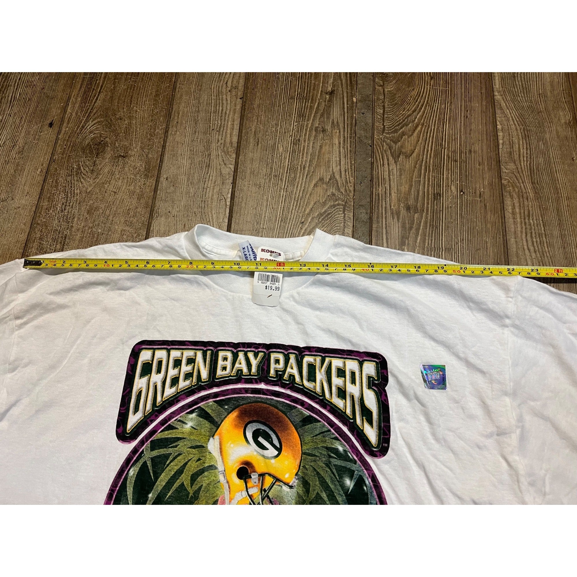 Vintage 1997 Green Bay Packers Super Bowl XXXI Champions T-Shirt Starter NWT 90s