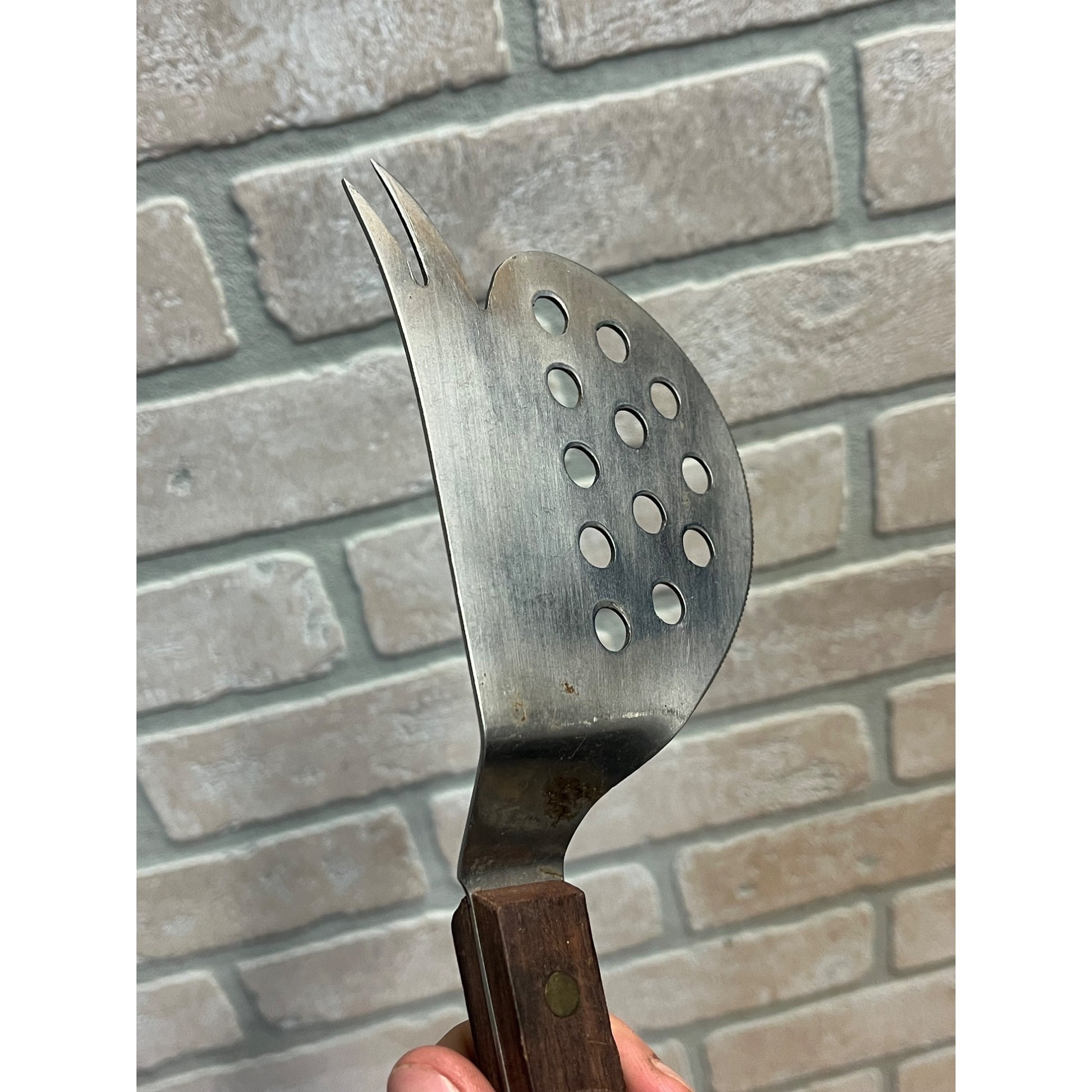 Vintage Vernco Spach-A-Strainer Advertising Spatula Knife Fork Drainer Waupun WI