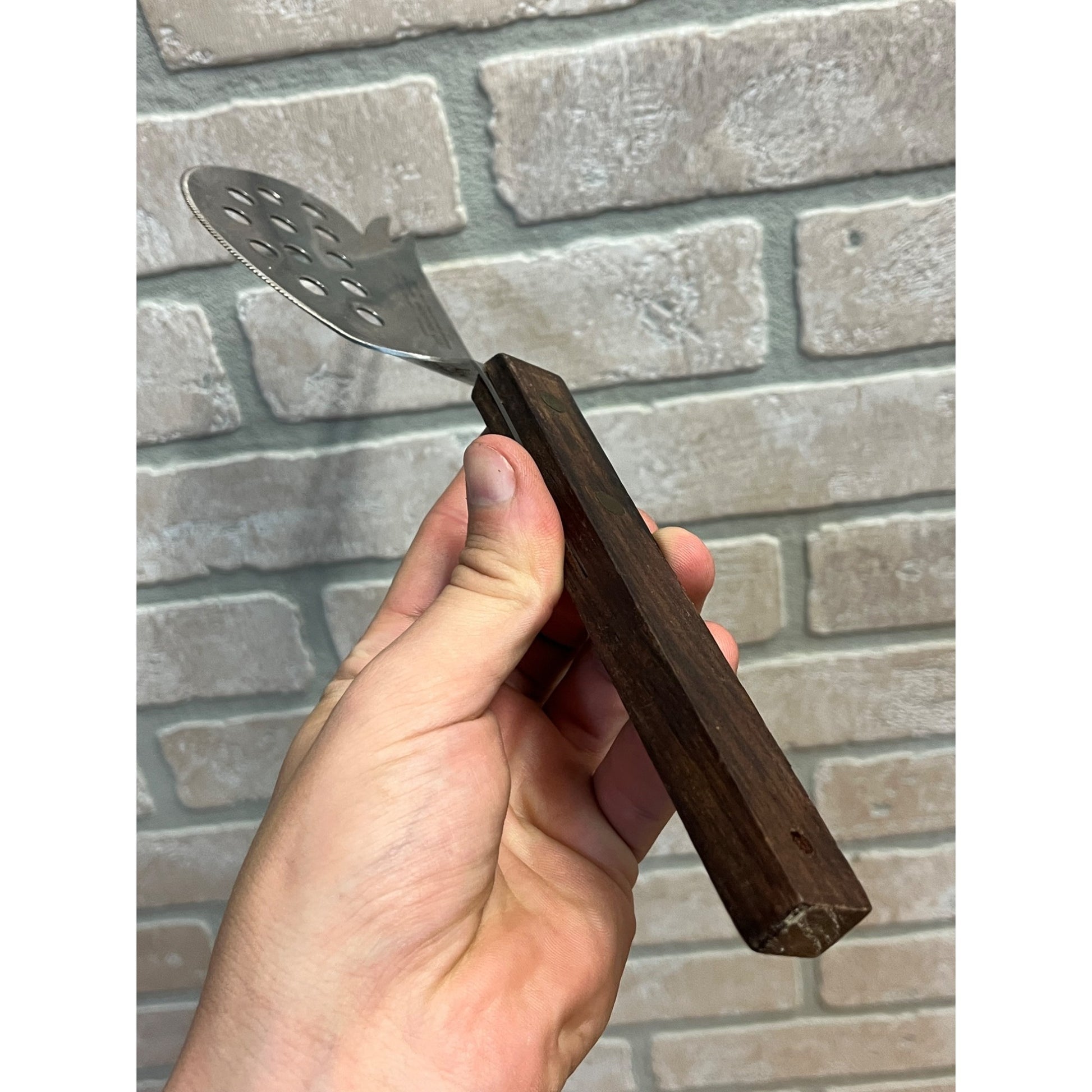 Vintage Vernco Spach-A-Strainer Advertising Spatula Knife Fork Drainer Waupun WI