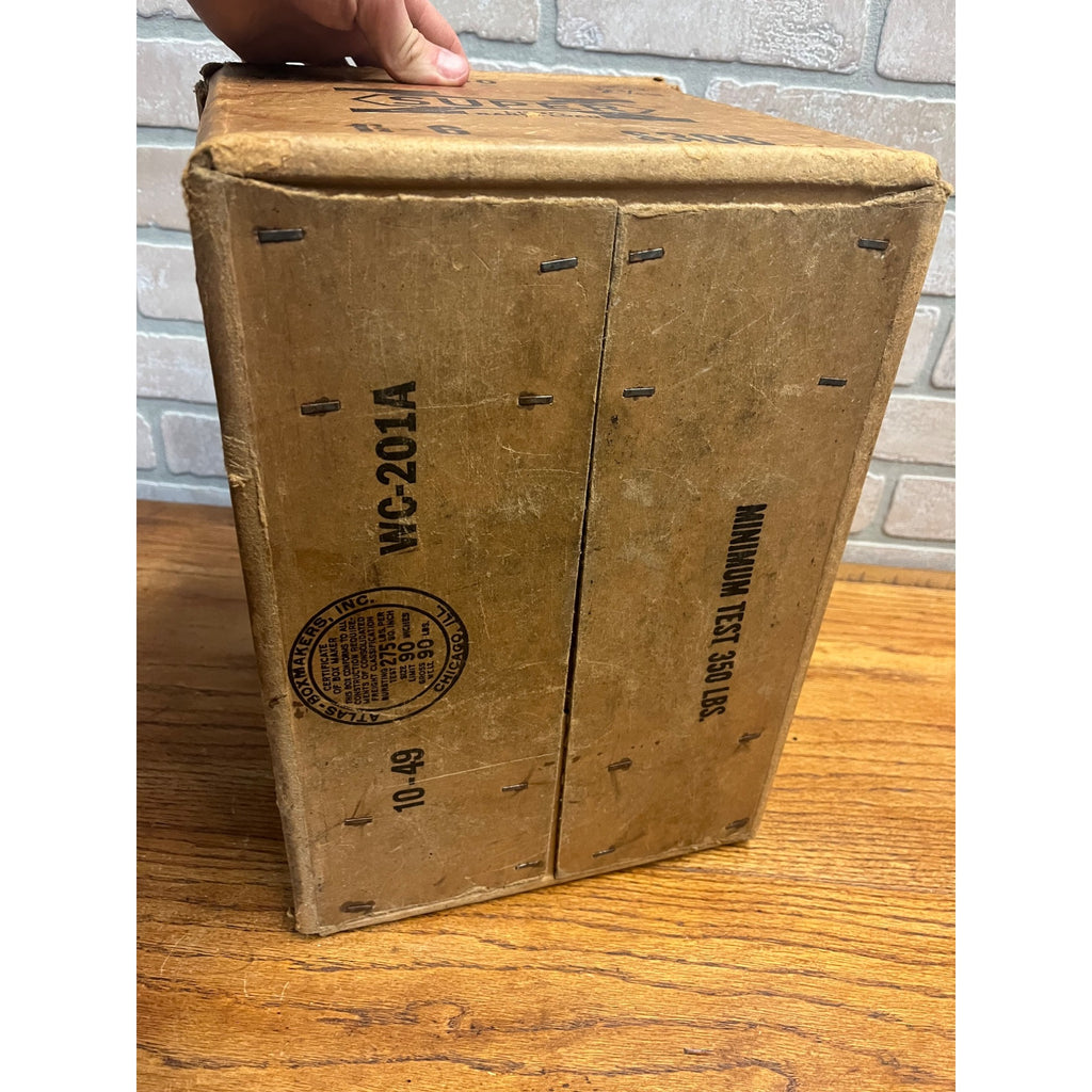 Vintage Western Super X Cardboard Ammo Box Case Shotgun Shells Empty Box