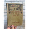 Antique 1904 An Elementary History of the United States Hardcover School Book