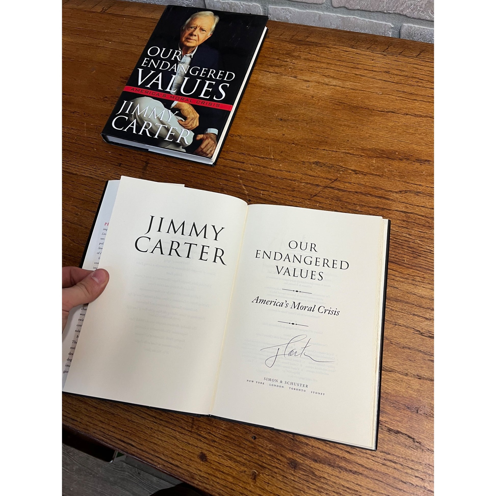 Original President Jimmy Carter Signed Books Lot (10) -- ALL SIGNED