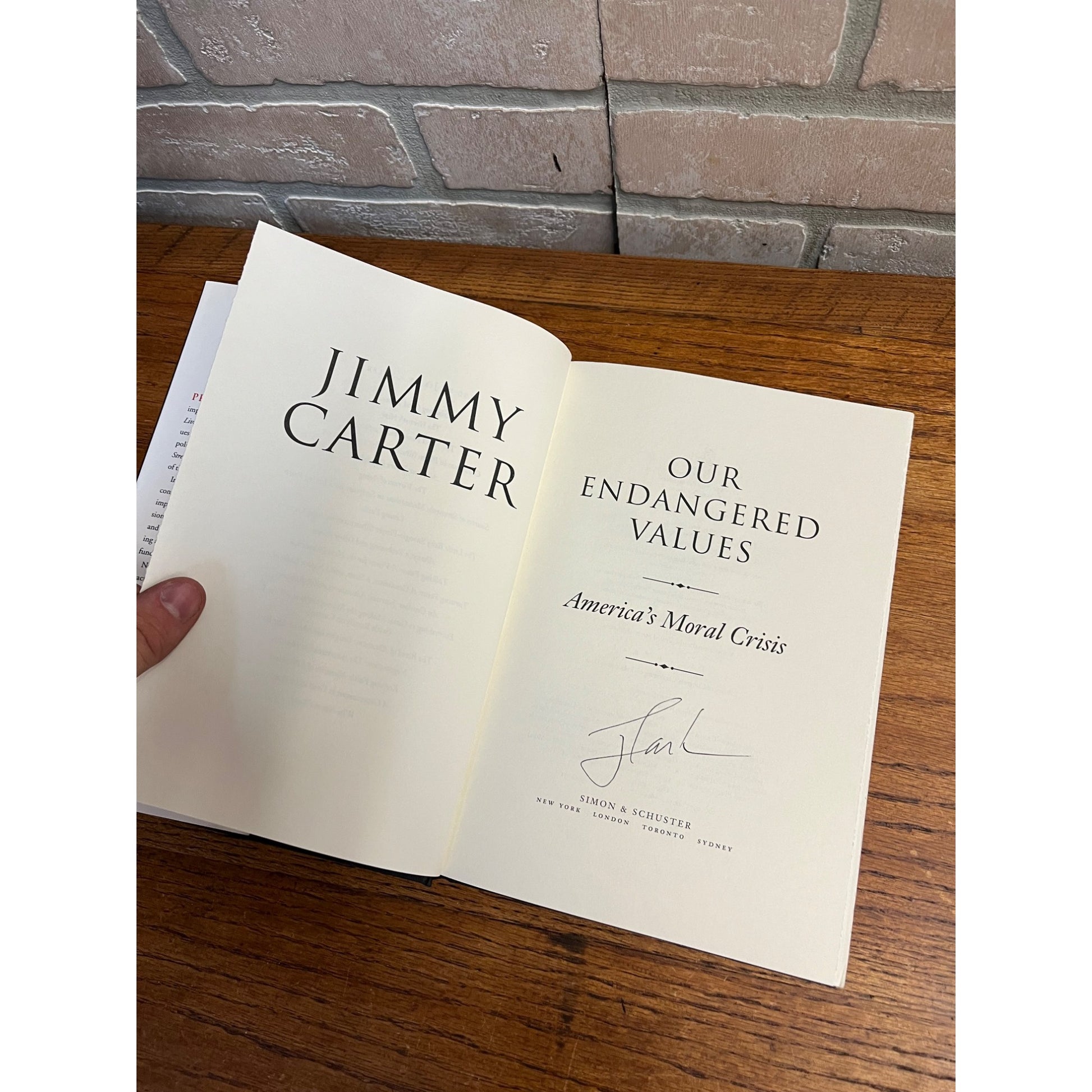 Original President Jimmy Carter Signed Books Lot (10) -- ALL SIGNED