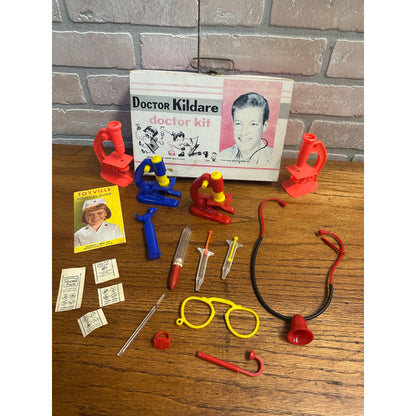 RARE Vintage 1963 Doctor Kildare Doctor Kit Hasbro TV Toy Hasenfield Bros