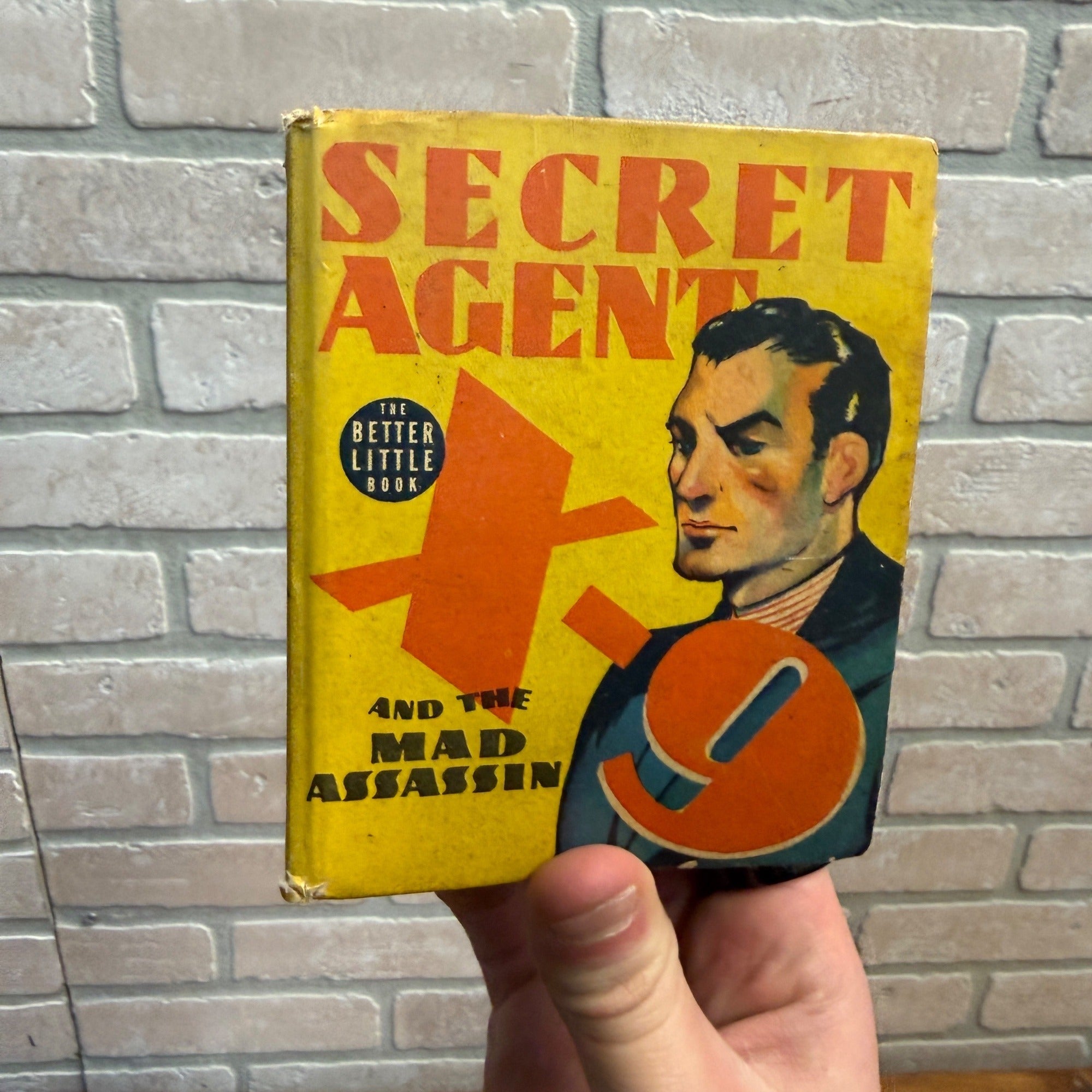 Big Little Book #1472 Secret Agent X & the Mad Assassin - Fine Condition