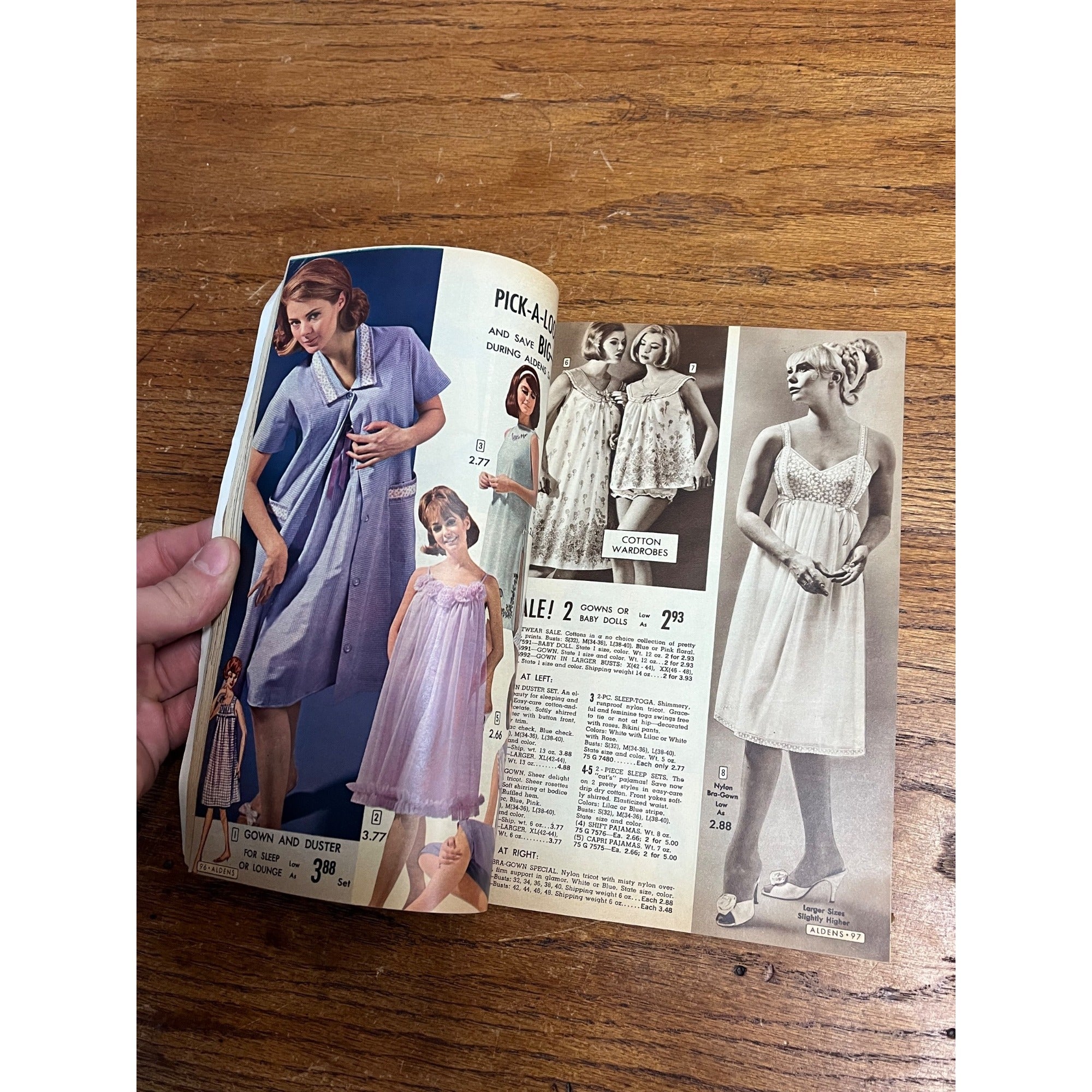 Vintage Aldens 1965 Spring Sale Catalog Men & Womens Fashion
