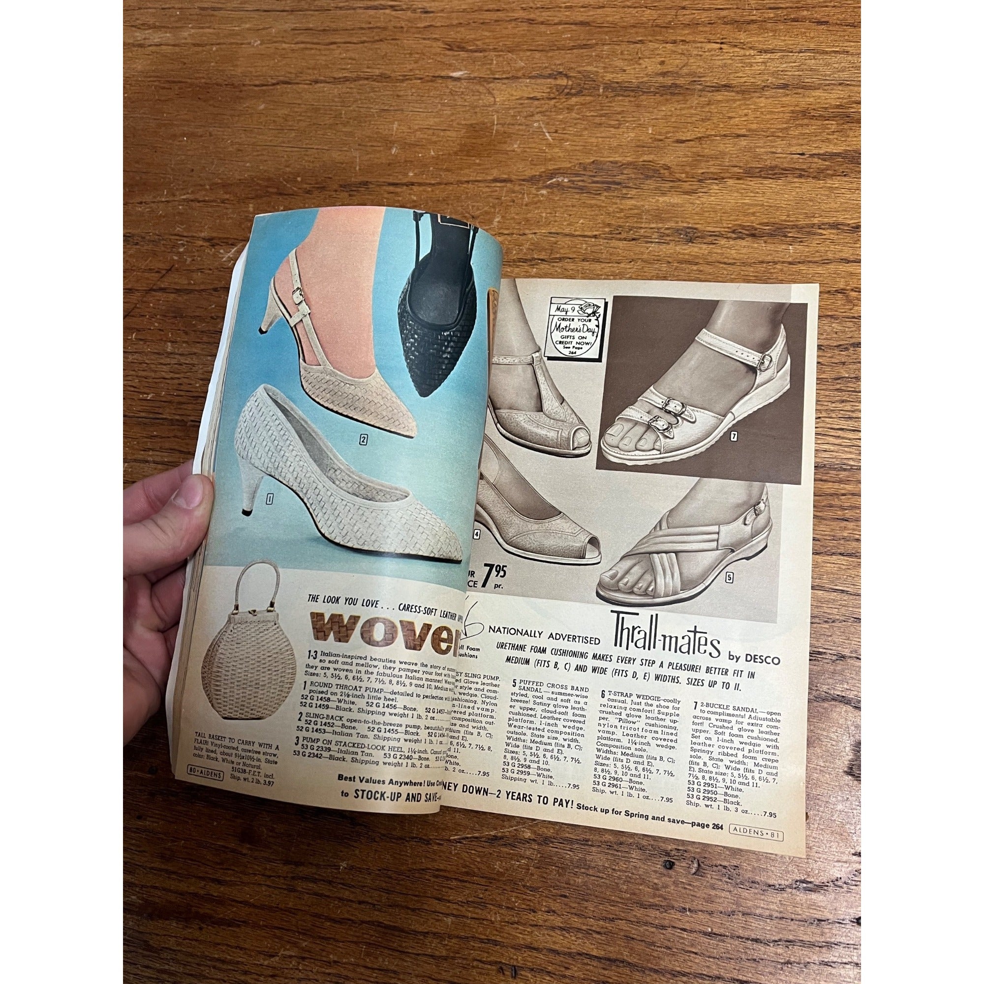 Vintage Aldens 1965 Spring Sale Catalog Men & Womens Fashion