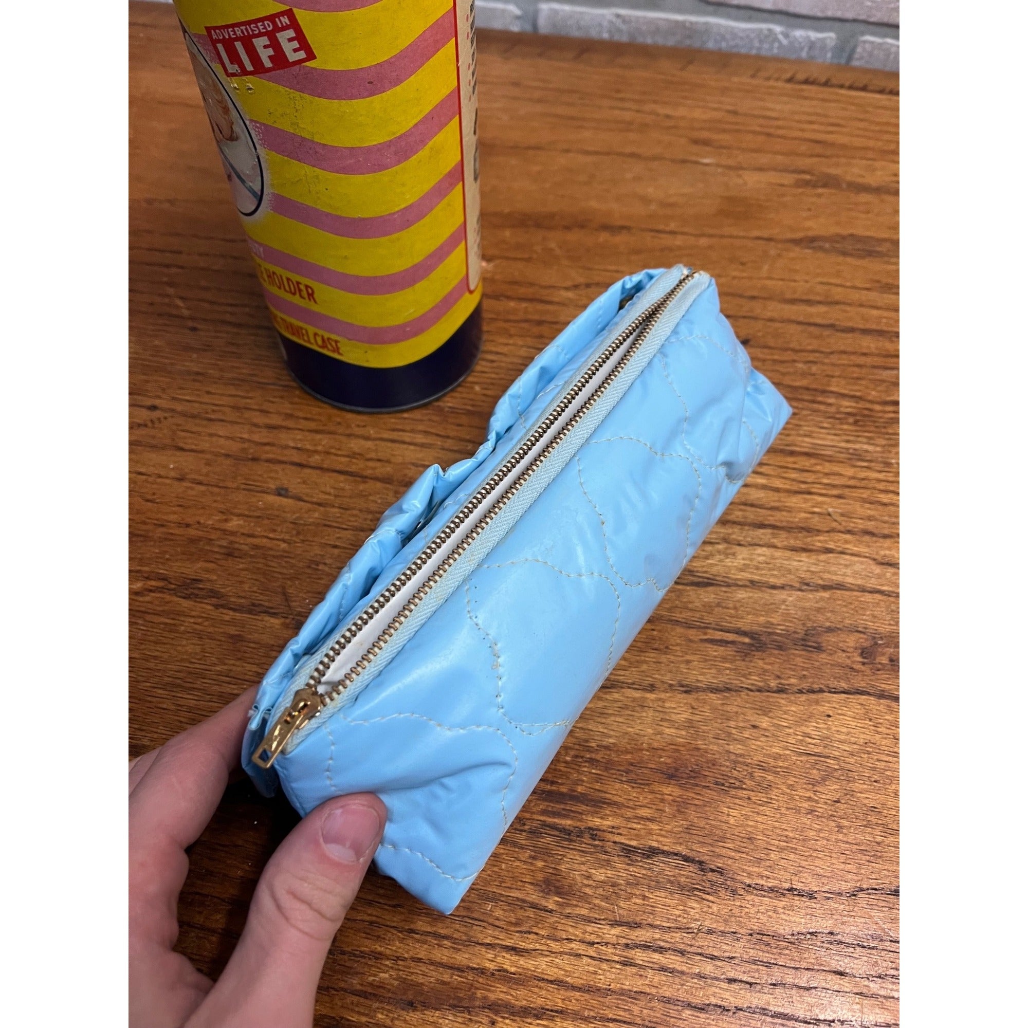 Vintage 1950s Baby's Thermo-Tainer Insulated Nursing Bottle Holder w/ Tube