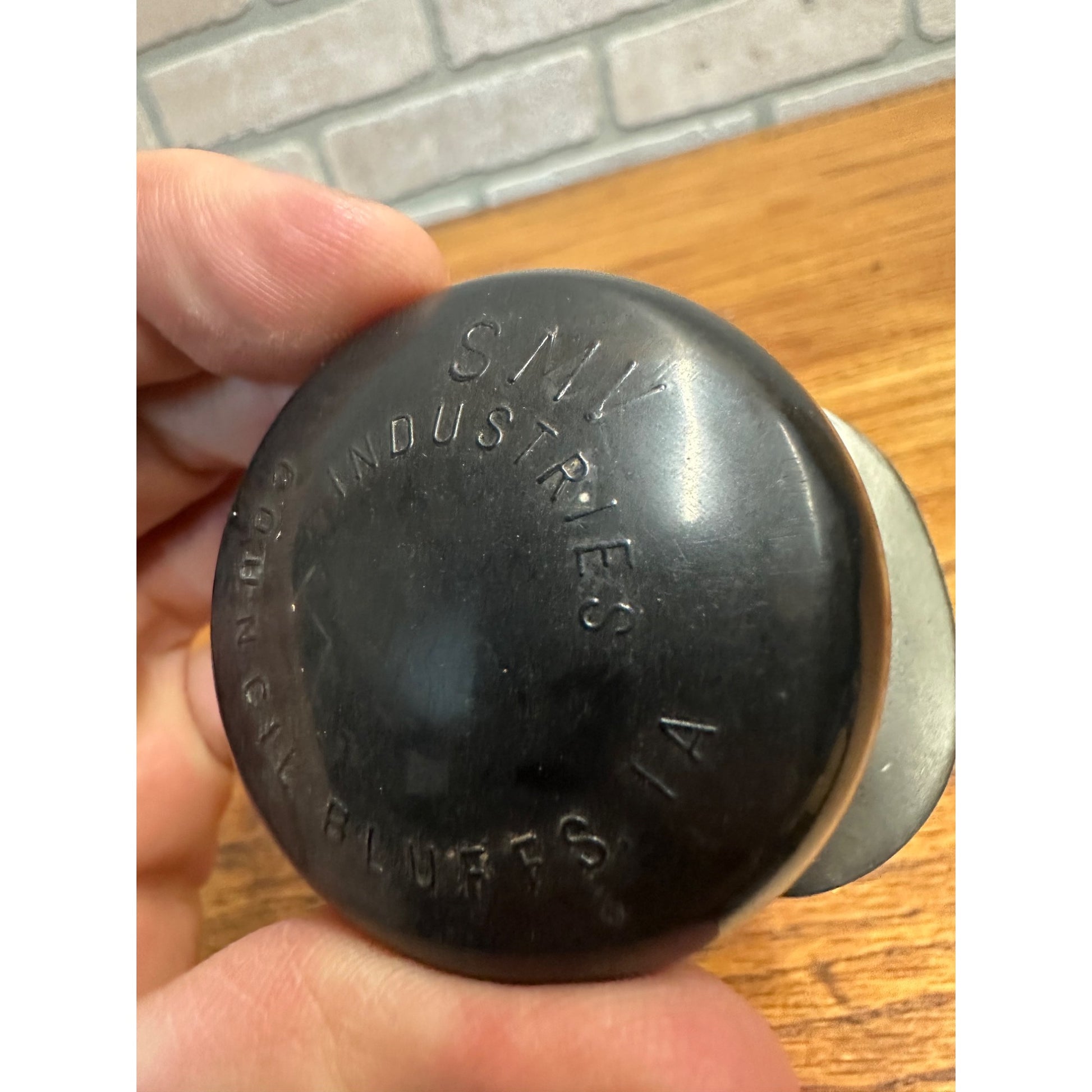 Vintage Steering Wheel Spinner Knob SMI Council Bluffs Iowa Hot Rat Rod
