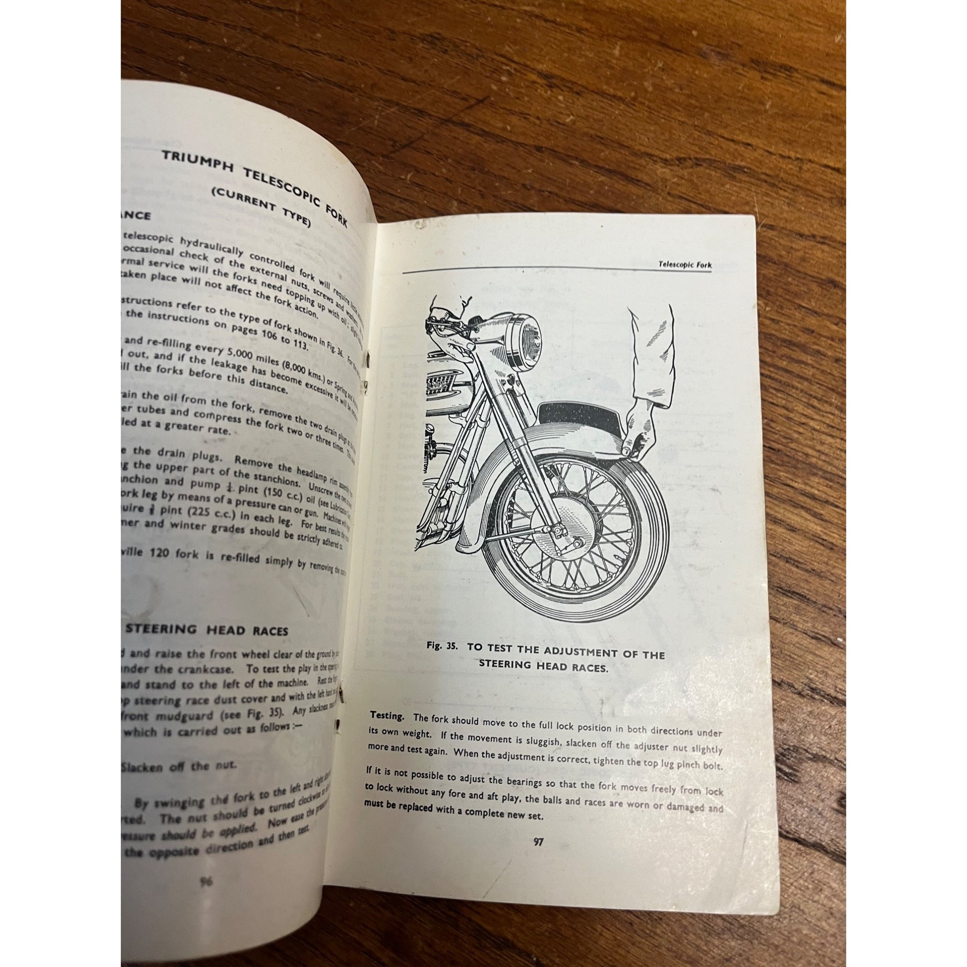 Original Triumph Motorcycle Instruction Manual No. 17 March 1968 Edition