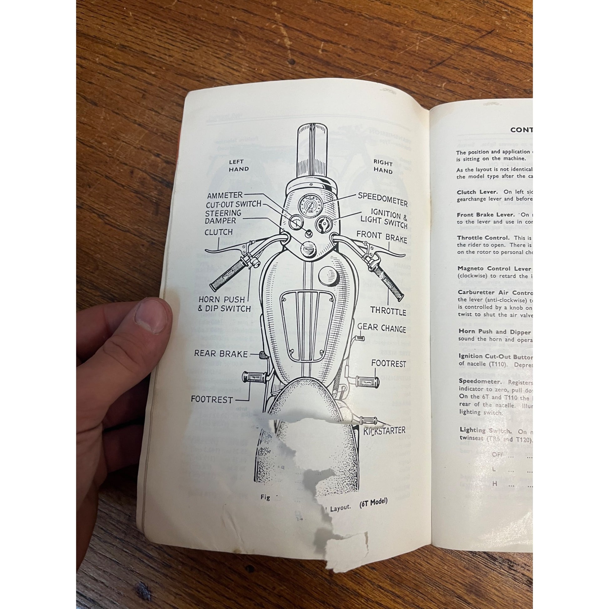 Original Triumph Motorcycle Instruction Manual No. 17 March 1968 Edition