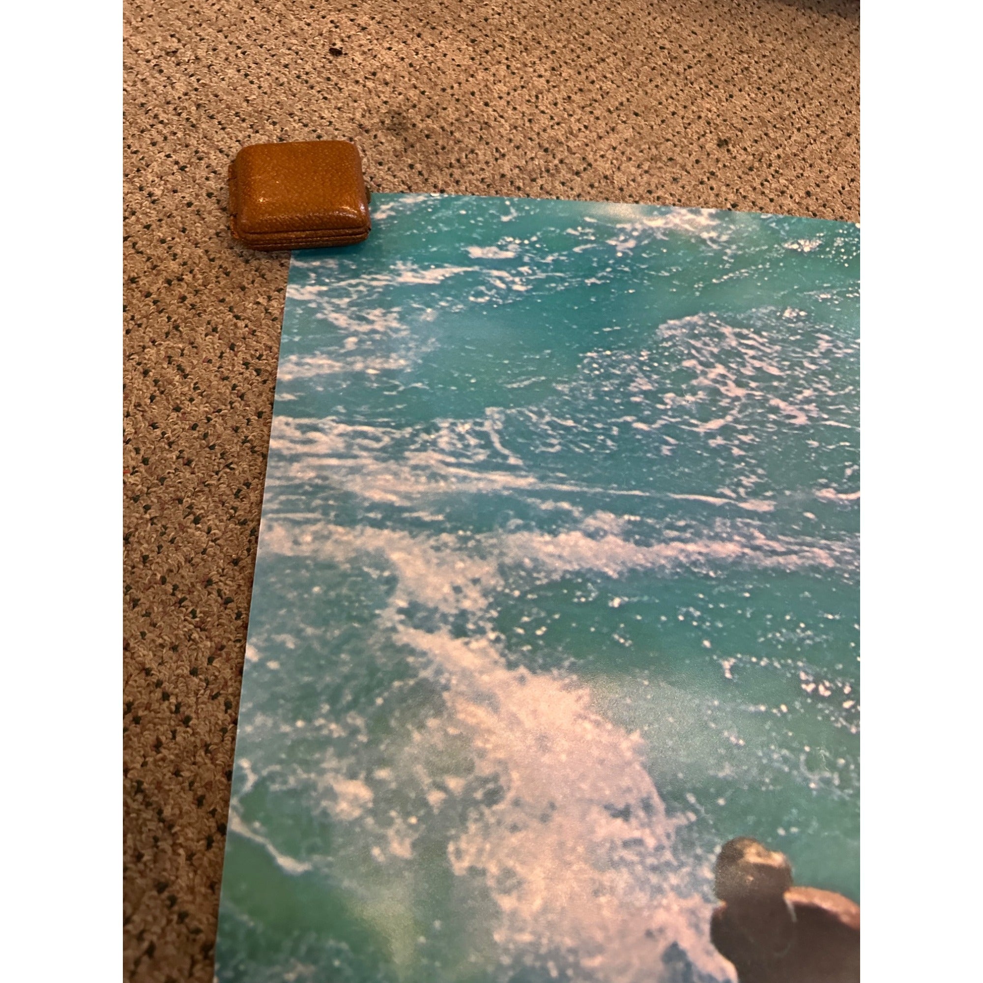 RARE Original Vintage Fly Northwest Orient Airlines Hawaii Poster Airport Travel