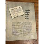 Vintage 1950 Hollywood Family Album Magazine No. 5 June Allyson/ Shirley Temple