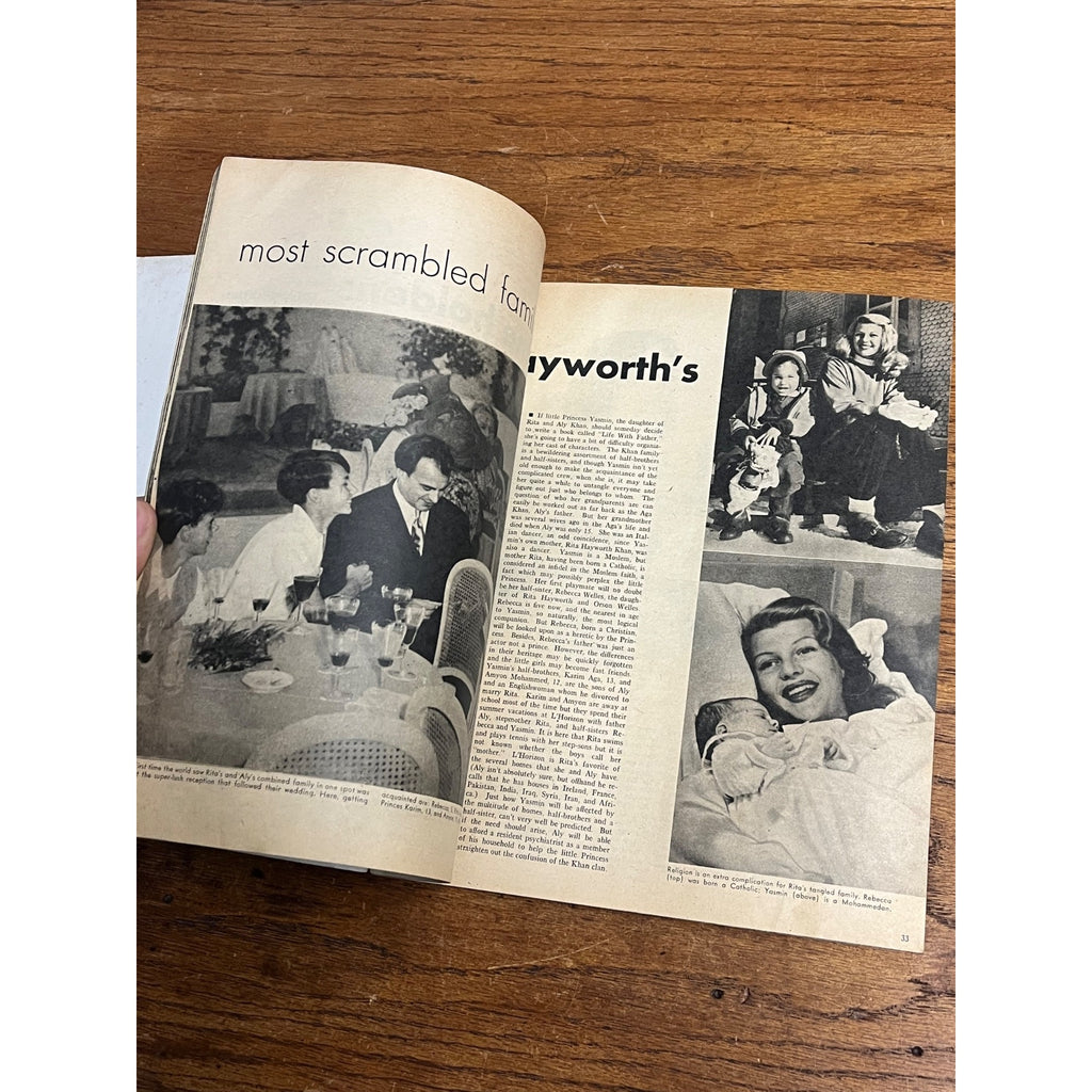 Vintage 1950 Hollywood Family Album Magazine No. 5 June Allyson/ Shirley Temple