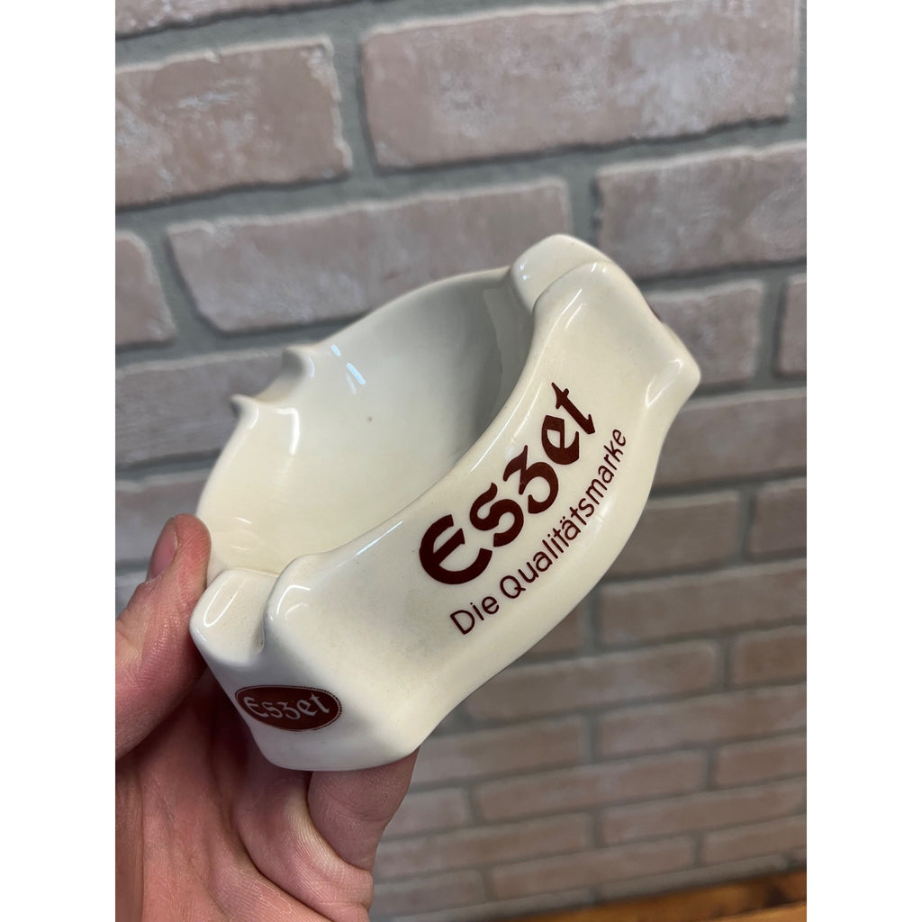 VINTAGE Porcelain Ashtray Eszet Chocolates Advertising Germany German