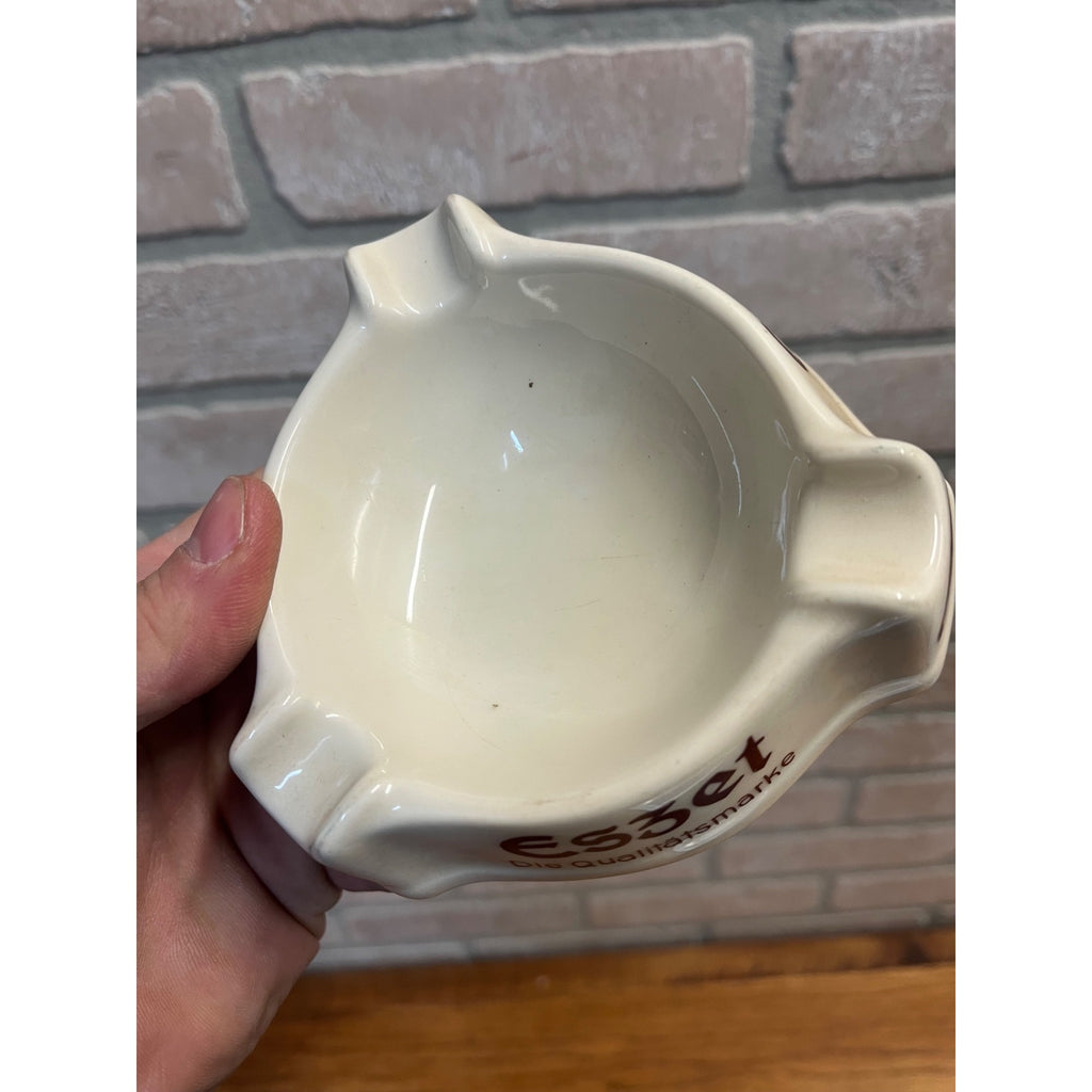 VINTAGE Porcelain Ashtray Eszet Chocolates Advertising Germany German