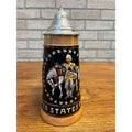 1976 Western Germany United States Bicentennial Lidded Beer Stein Patriotic 1776