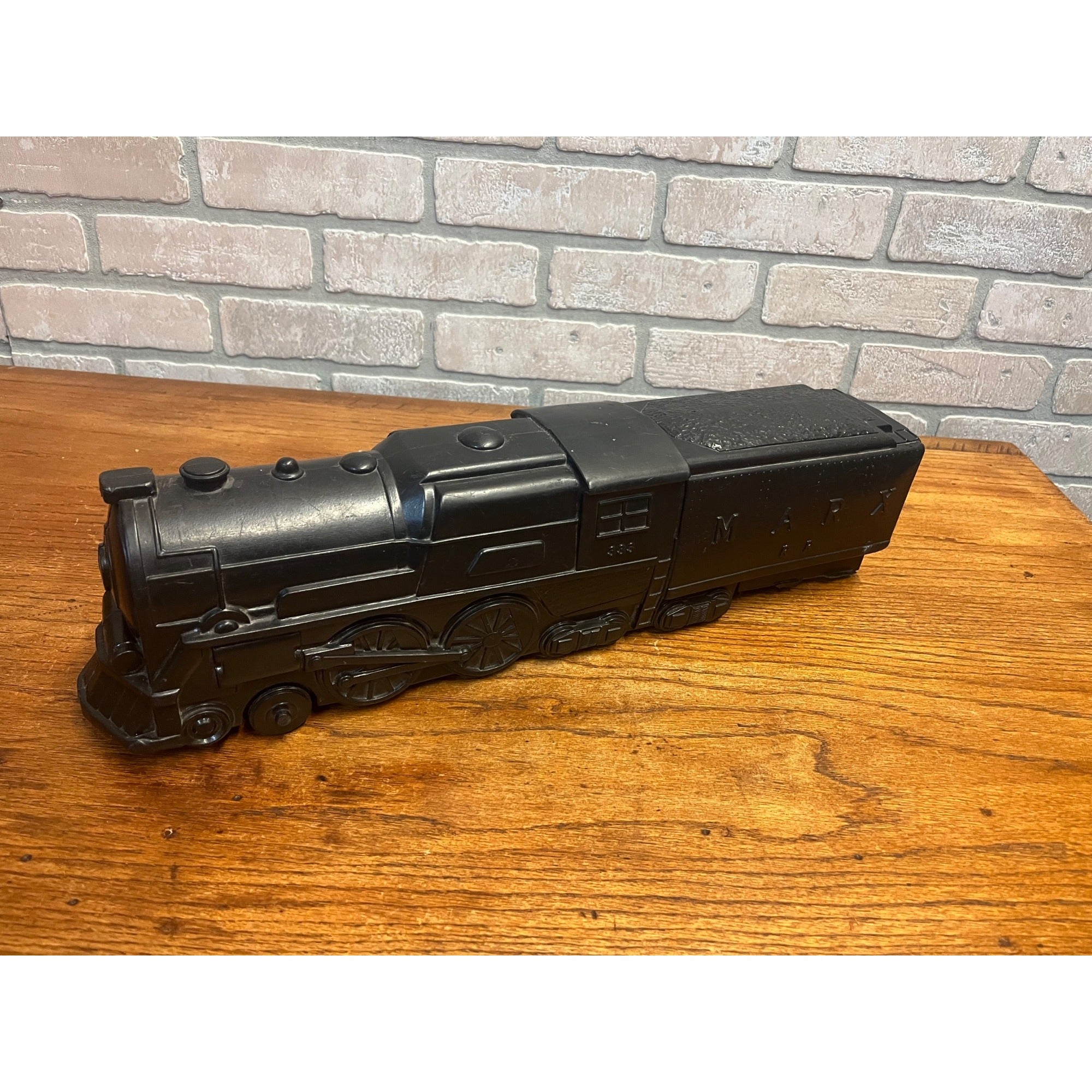 Vintage Marx RR 333 Whistling Locomotive Plastic Blow Mold - Works!