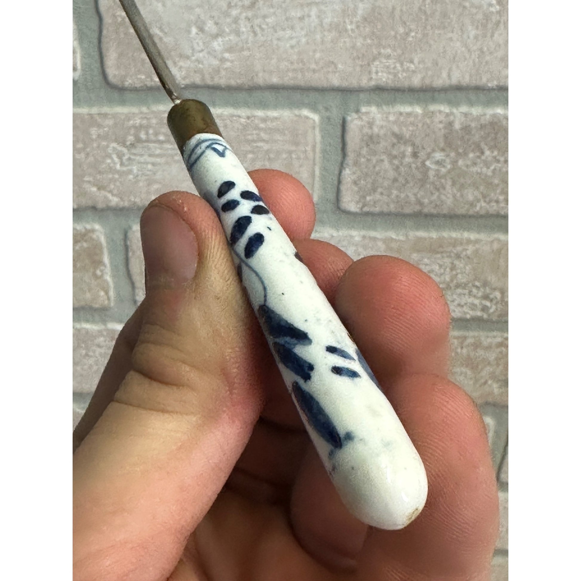 Vintage Rheingold Fruit Knife Porcelain Handle