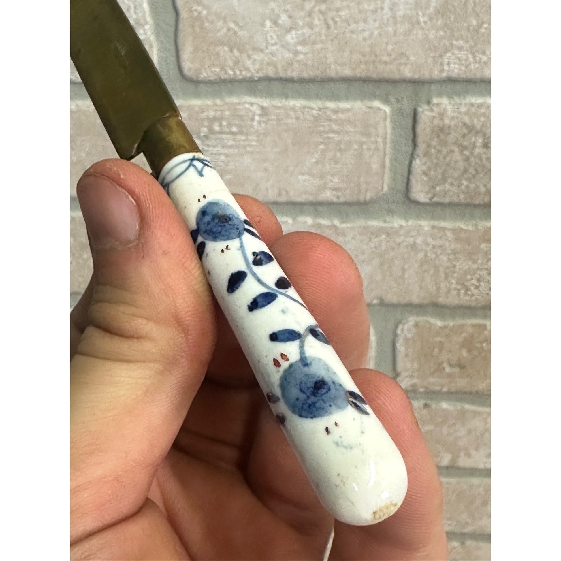 Vintage Rheingold Fruit Knife Porcelain Handle