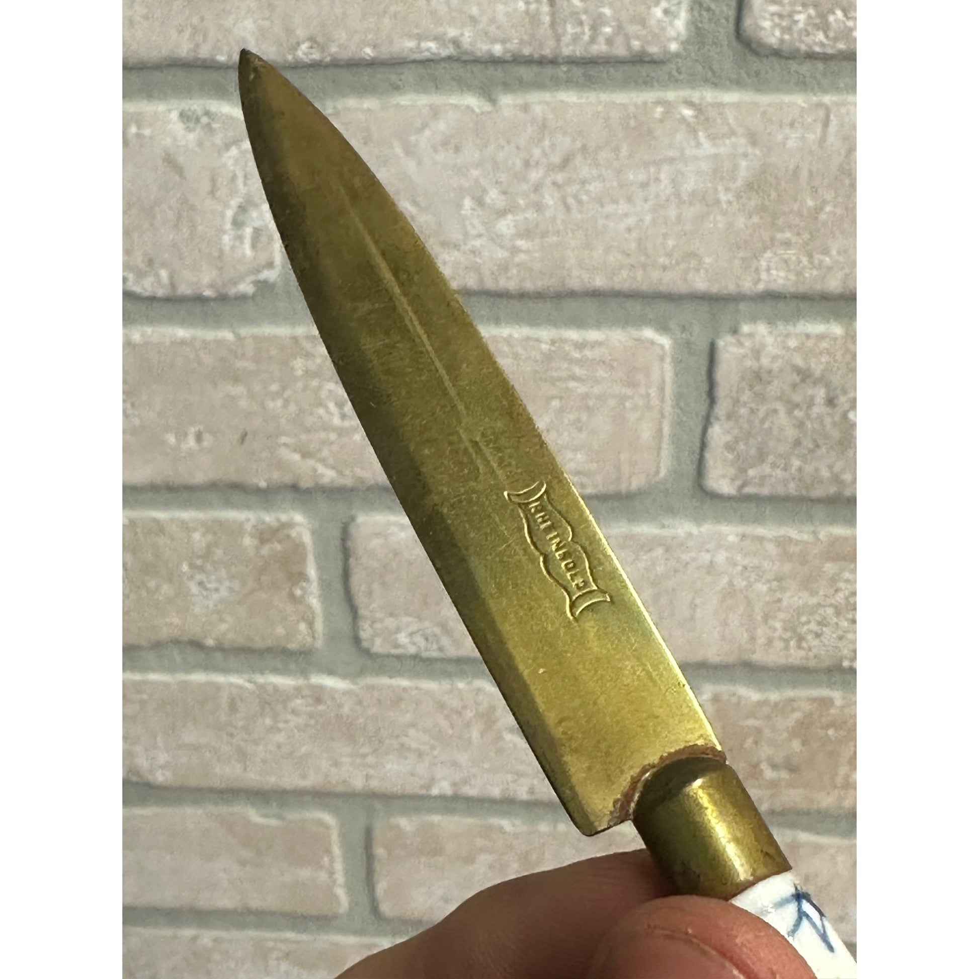 Vintage Rheingold Fruit Knife Porcelain Handle