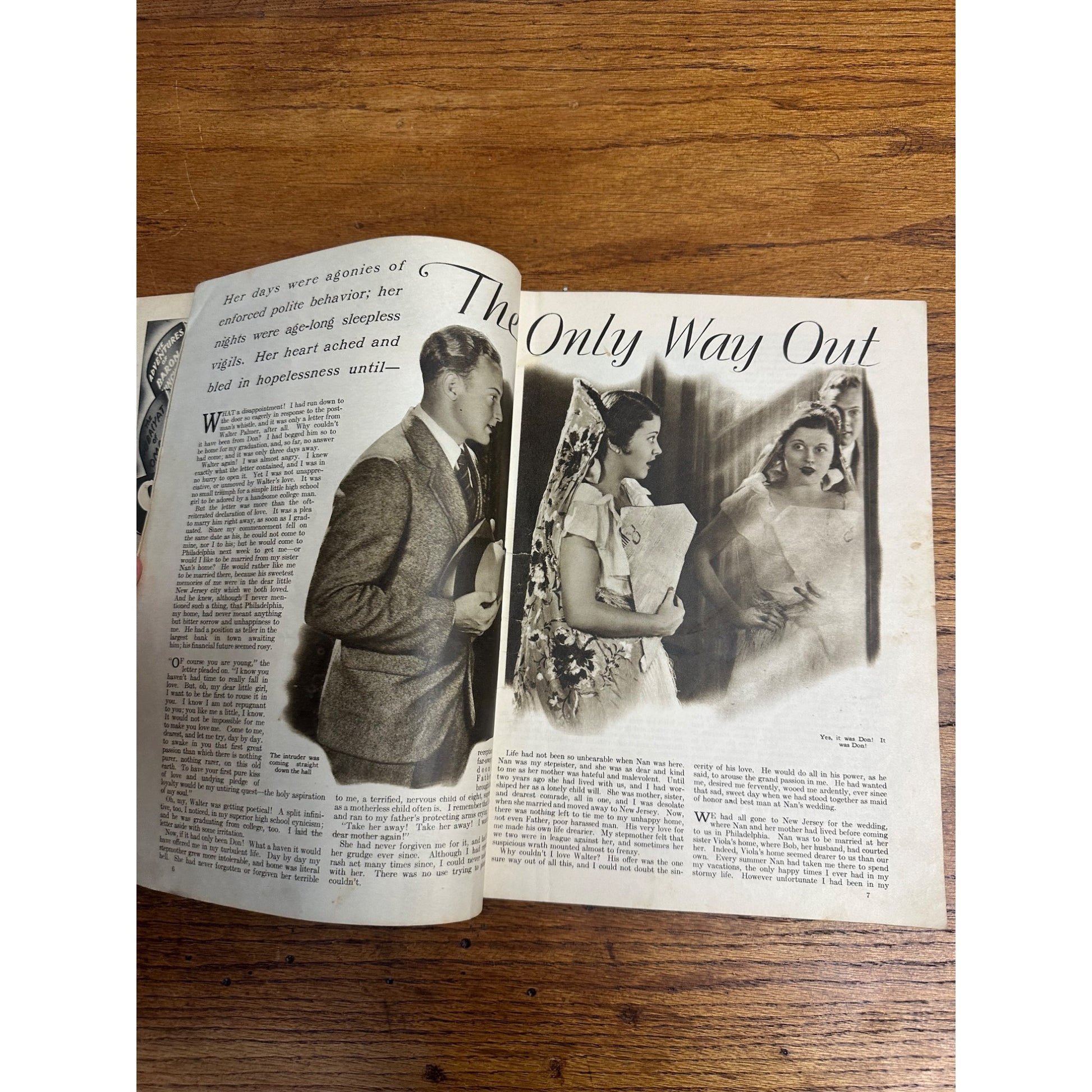 Vintage True Experiences Life & Love Stories Pulp Magazine January 1933