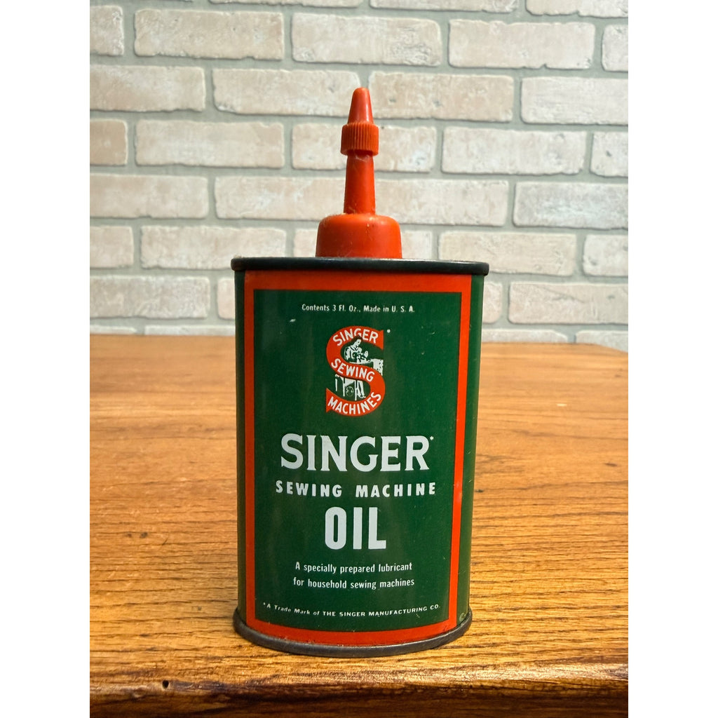 Vintage Singer Sewing Machine Hand Oiler Household Oil Can