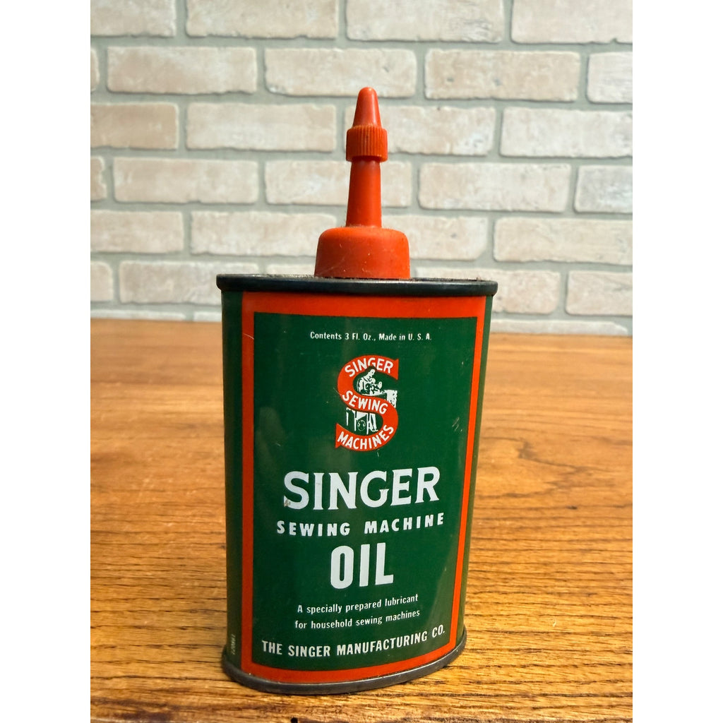 Vintage Singer Sewing Machine Hand Oiler Household Oil Can