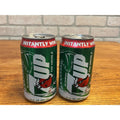 Vintage 1994 7UP Uncola Island Sweepstakes Promo Soda Cans (2) Empty Retro
