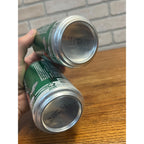 Vintage 1994 7UP Uncola Island Sweepstakes Promo Soda Cans (2) Empty Retro