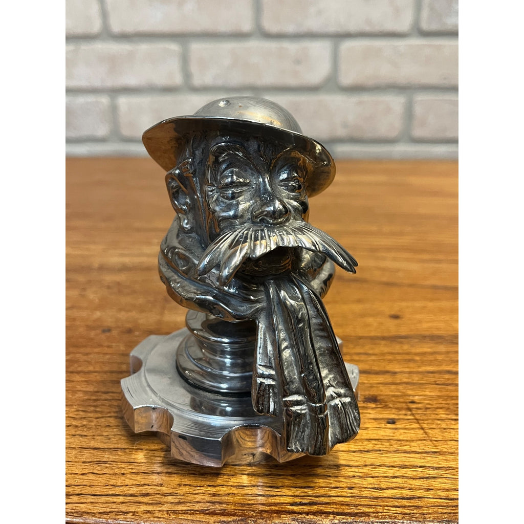 Original WWI Old Bill Bruce Bairnsfather WW1 Car Mascot/Hood Ornament