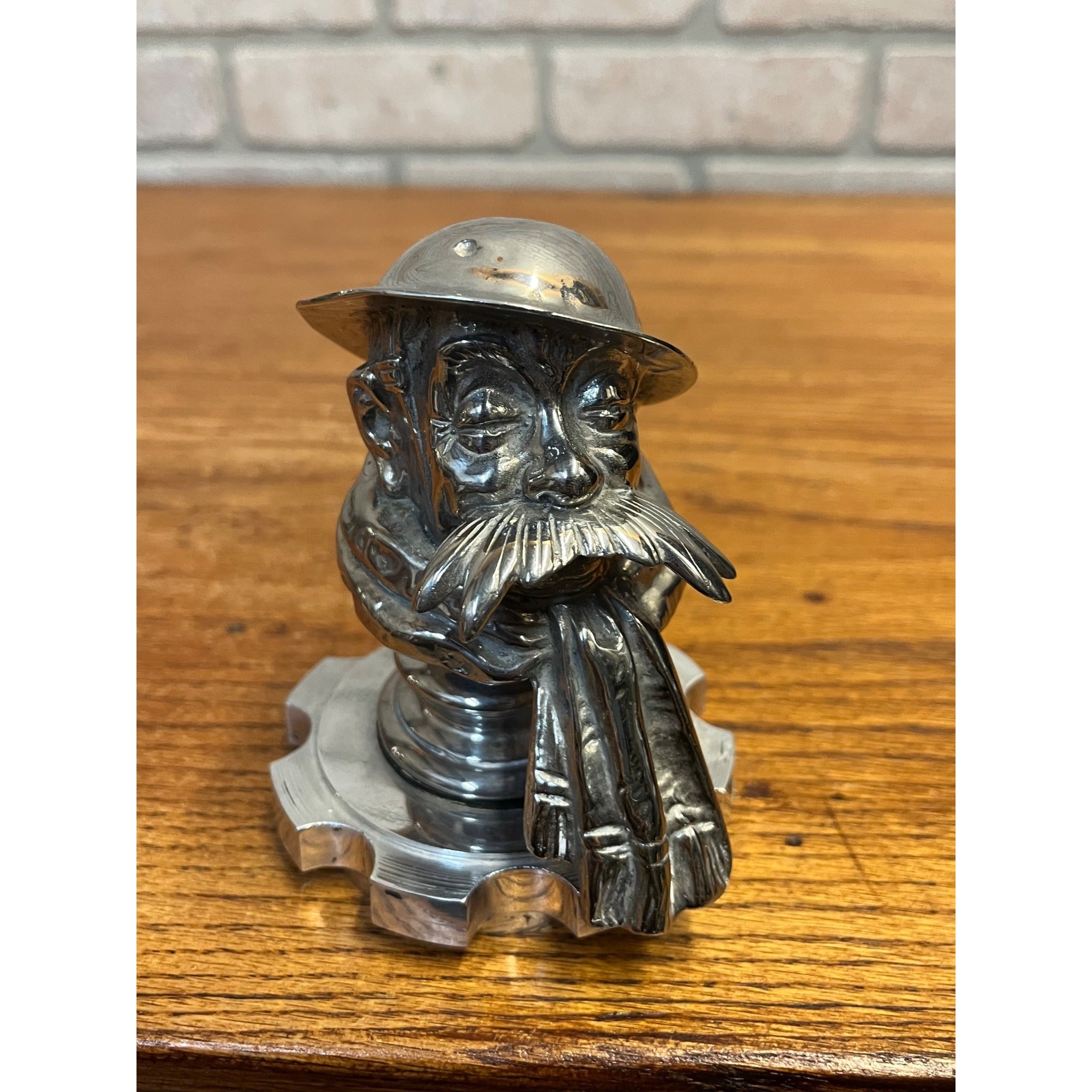 Original WWI Old Bill Bruce Bairnsfather WW1 Car Mascot/Hood Ornament