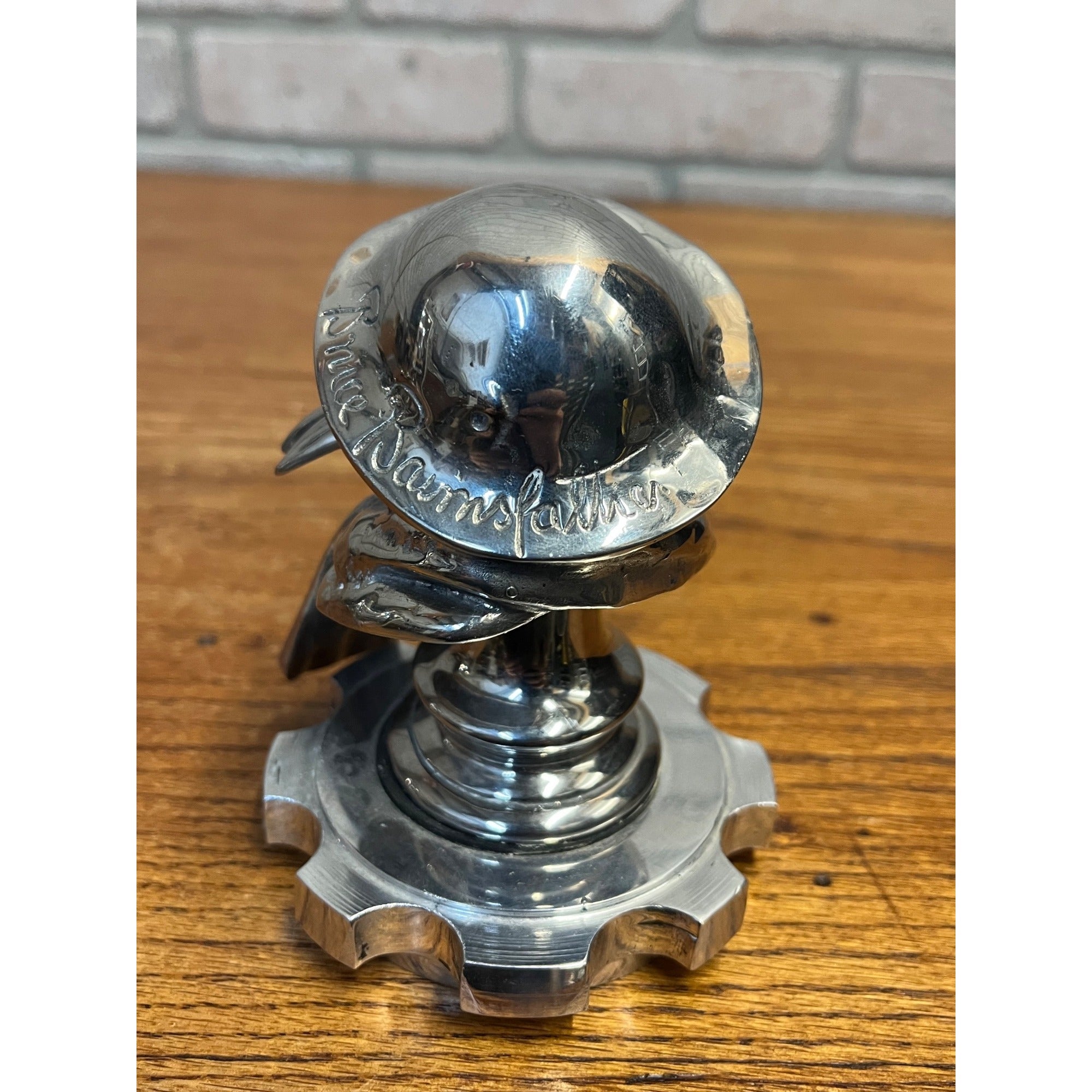 Original WWI Old Bill Bruce Bairnsfather WW1 Car Mascot/Hood Ornament