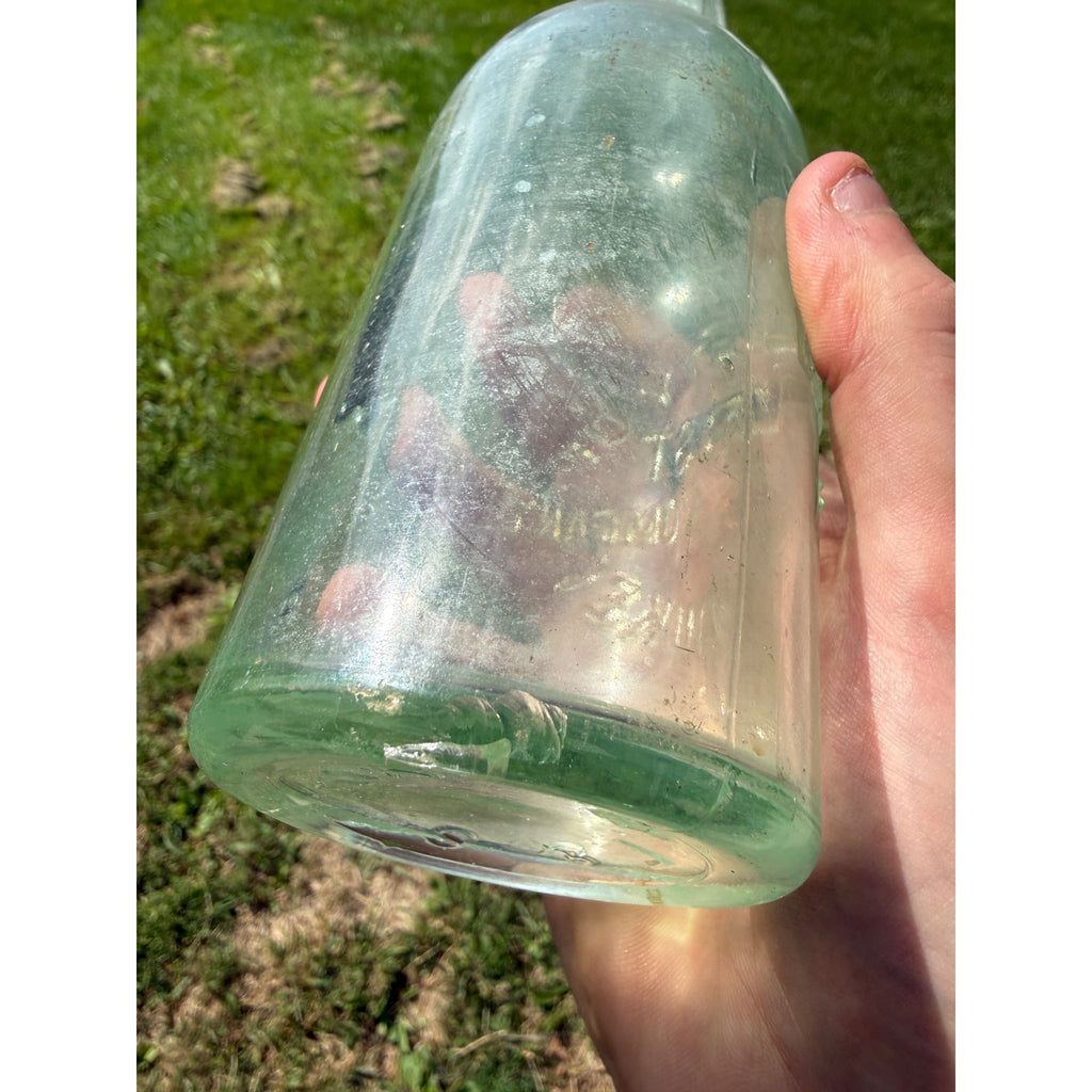 Early Clear Pabst Brewing Company Beer Bottle Antique 1900s 1890s