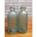 Ben Kornburger Milwaukee Wisconsin Blob Top Hutchinson Soda Bottles Lot (2)