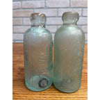 Ben Kornburger Milwaukee Wisconsin Blob Top Hutchinson Soda Bottles Lot (2)