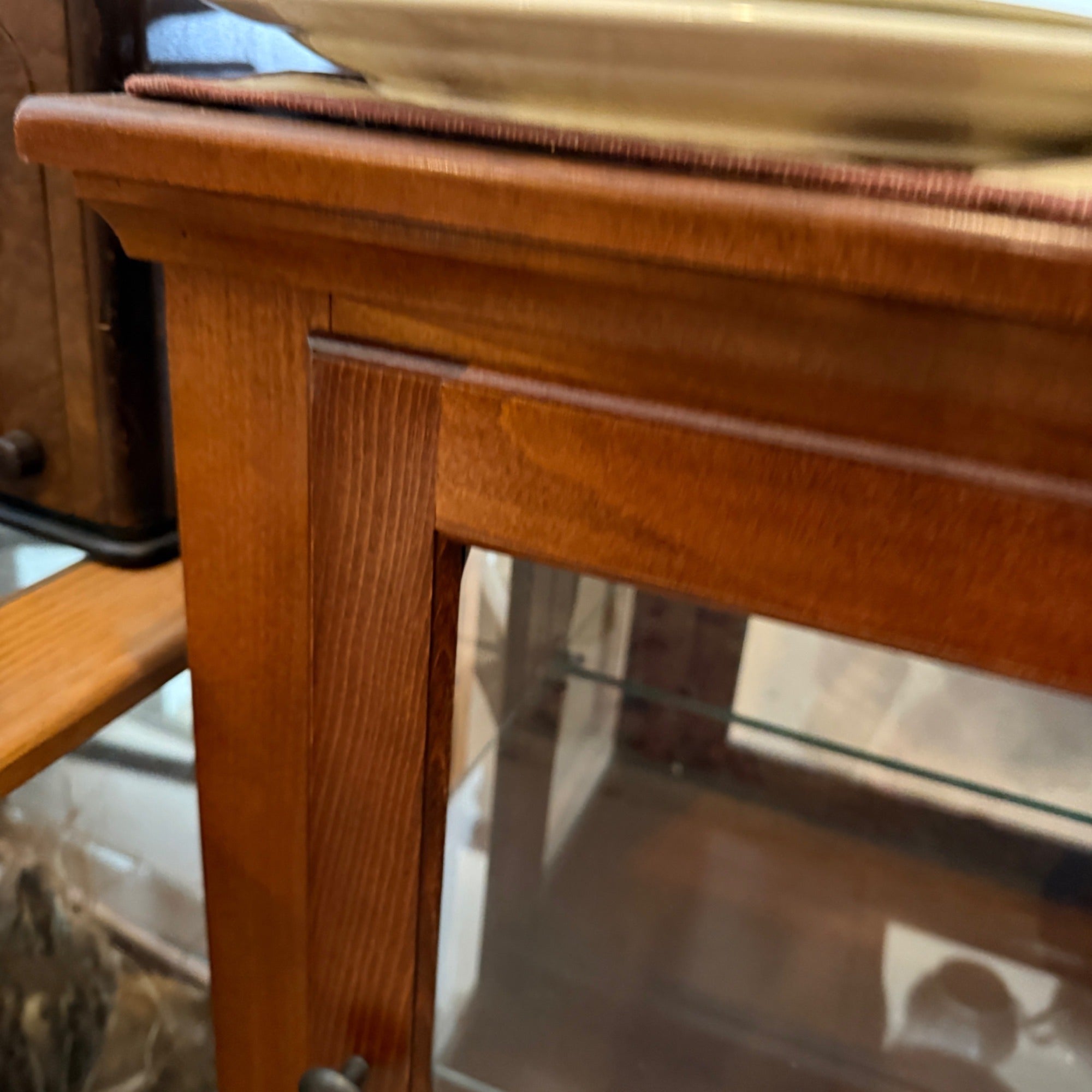 Wooden Lighted Display Cabinet Case